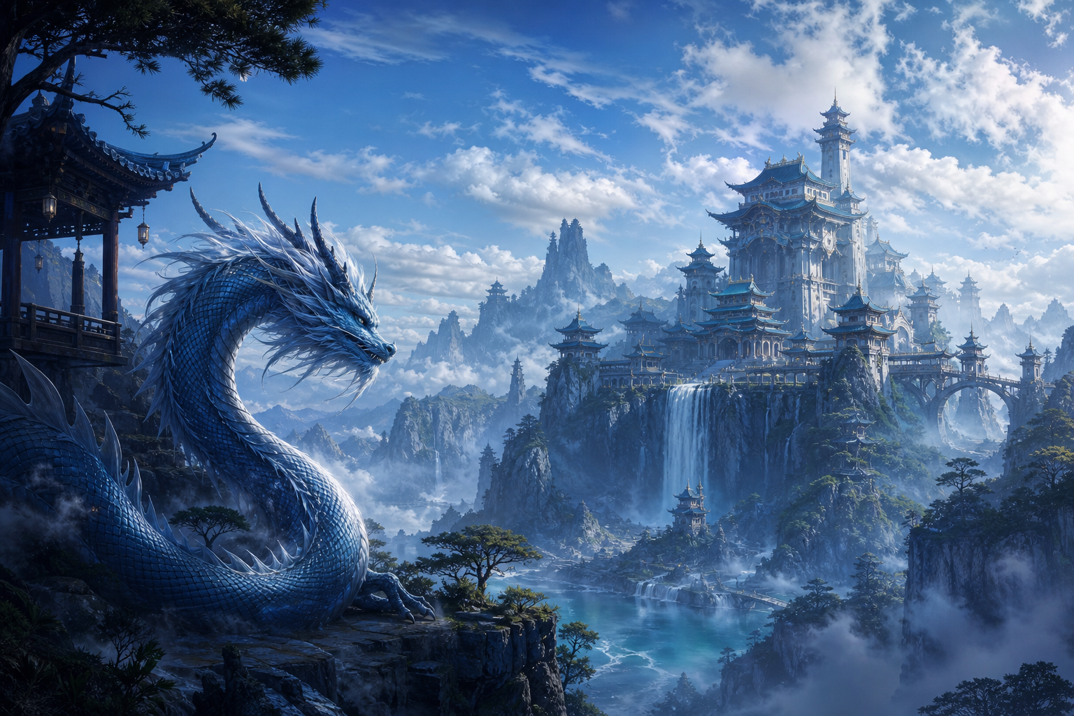 Azure Dragon Manor banner